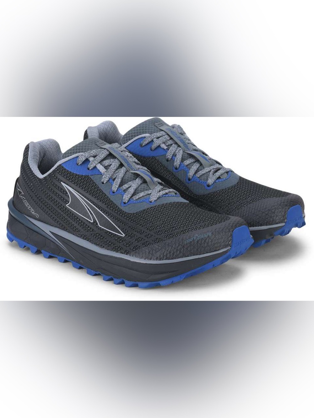 Altra Men's Timp 2 Trail Running Shoes — Black with Blue and Accents Size 11.5